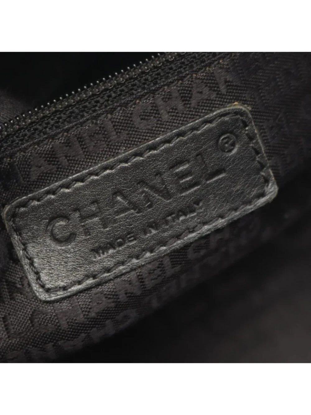 Chanel Handbag Choco Bar Black Caviar Leather
